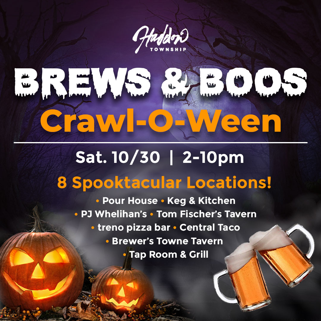Boos and Brews Halloween Pub Crawl Haddon Township